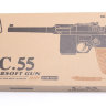 Детский пневматический пистолет на пульках "Маузер"металл.Airsoft Gun C.55​
