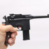 Детский пневматический пистолет на пульках Маузер металл. M18