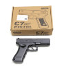 Детский пневматический пистолет Glock 17 металл.AIRSOFT GUN C7 