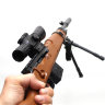 Детская пневматическая снайперская винтовка с оптическим прицелом 98К на пульках