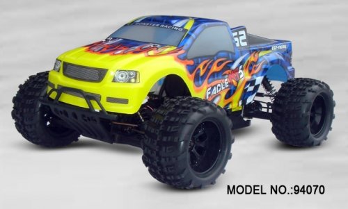 Радиоуправляемый внедорожник Gasoline Off Road Truck 26СС 4WD 1:5 - 94070 - 2.4G с ДВС