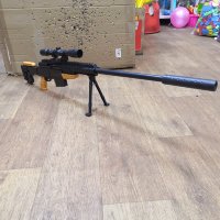 Детская снайперская пневматическая винтовка MILITARY с лазерным прицелом NO.360