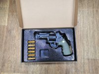 Детский пневматический револьвер Smith&Wesson из металла K-36A 