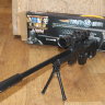 Детская снайперская пневматическая винтовка с лазерным прицелом M99A