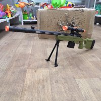 Детская игрушечная винтовка AWP на сошках со звуком и светом LX-7311
