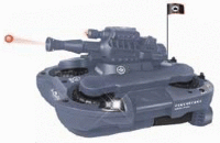 Радиоуправляемый танк-амфибия стреляет шариками 24883