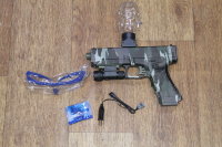 ​Гидрогелевый игрушечный пистолет Glock 17 NO.512K​ с прицелом и аккумулятором стреляющий водными пулями орбиз