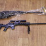Детская снайперская винтовка No.977 с металлическим стволом и лазерным прицелом