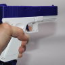 Водной электрический пистолет Glock синий NO.2036 с аккумулятором