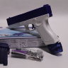 Водной электрический пистолет Glock синий NO.2036 с аккумулятором