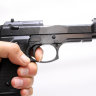 Пистолет детский пневматический металлический C.19