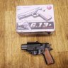 пистолет Colt 1911 пневматический из металла Galaxy G.13+ с кобурой