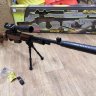 Снайперская винтовка KARABINER 98K с оптическим прицелом на гелевых пулях JF-23A, очки в комплекте.