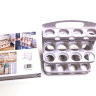 Контейнер для хранения яиц в холодильнике, 24 ячеек Folding Egg Box